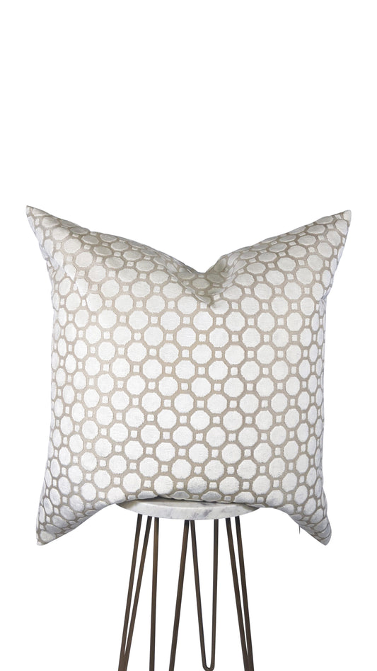 Bright White Dots Pillow