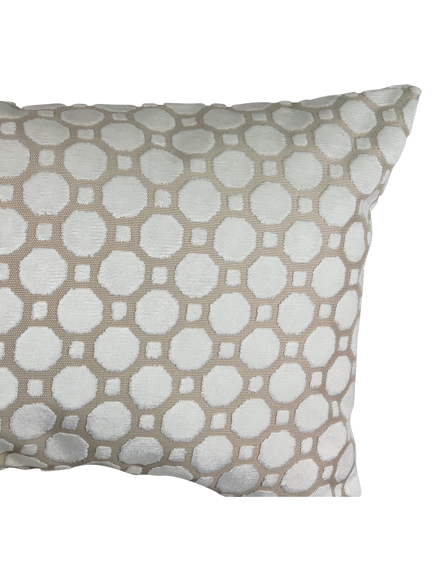 Bright White Dots Pillow