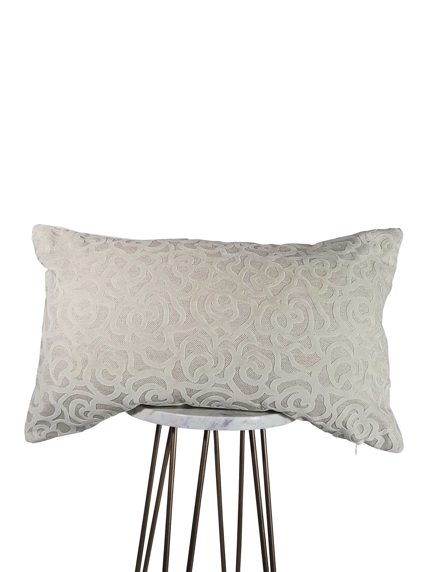 Beige Rosettes Pillow