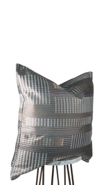 Metallic Striped Pillow