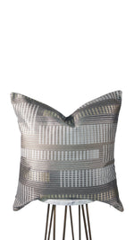 Metallic Striped Pillow