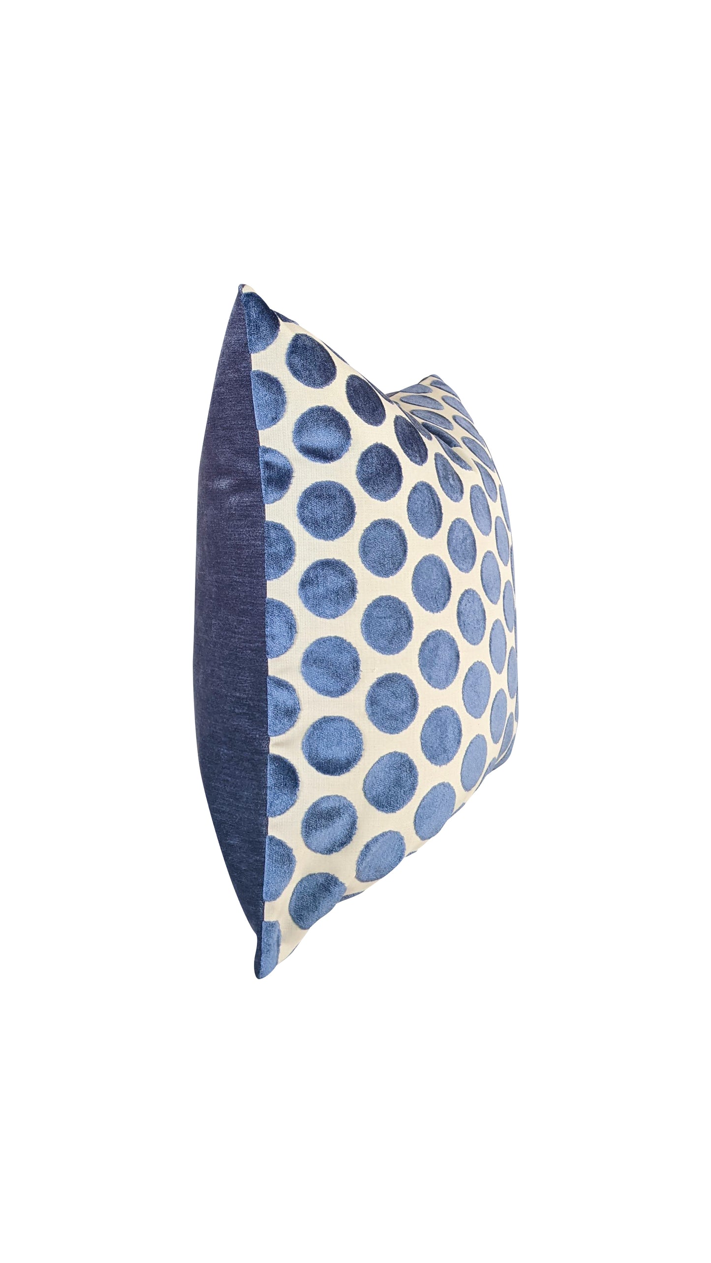 Baby Blue Polka Dot Pillow