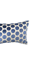 Baby Blue Polka Dot Pillow