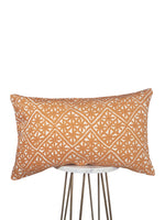 Orange Asterisks Pillow