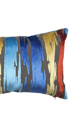 Paint Brushstrokes Velvet Pillow