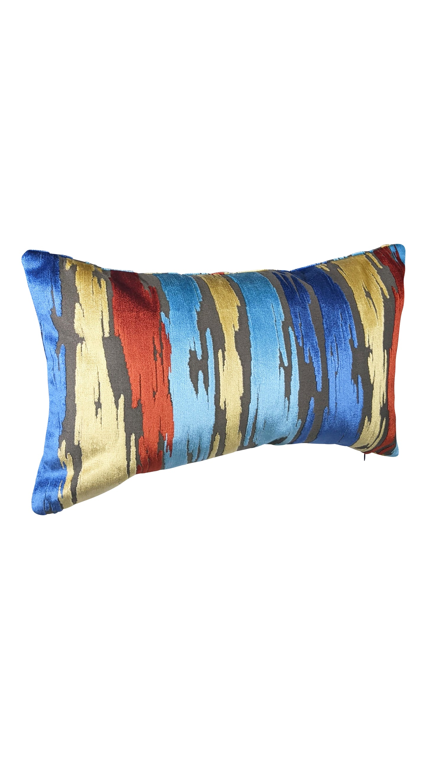 Paint Brushstrokes Velvet Pillow