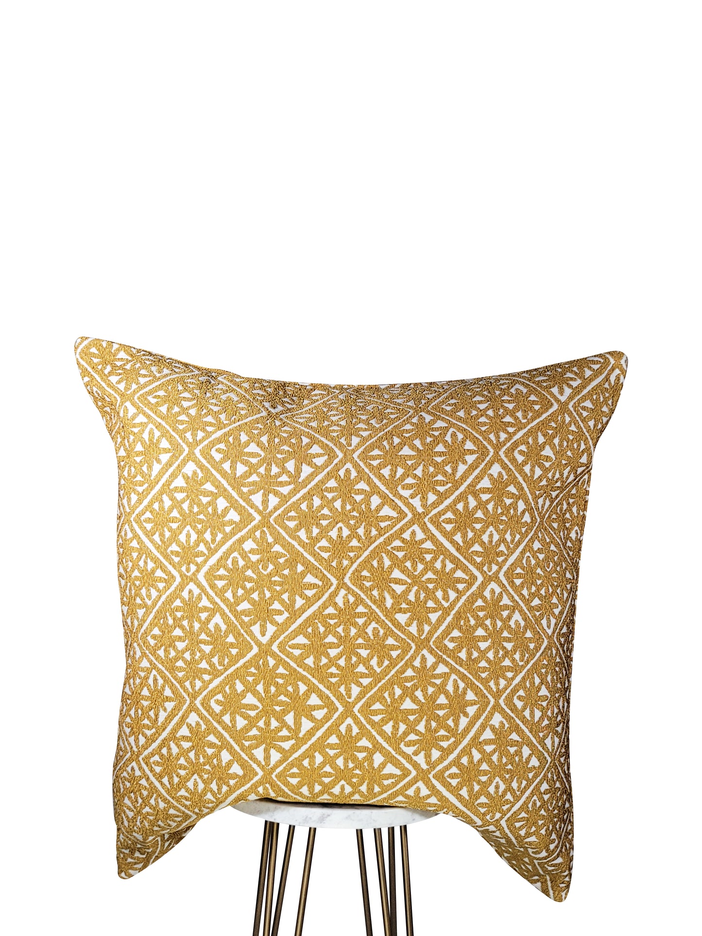 Mustard Asterisks Pillow