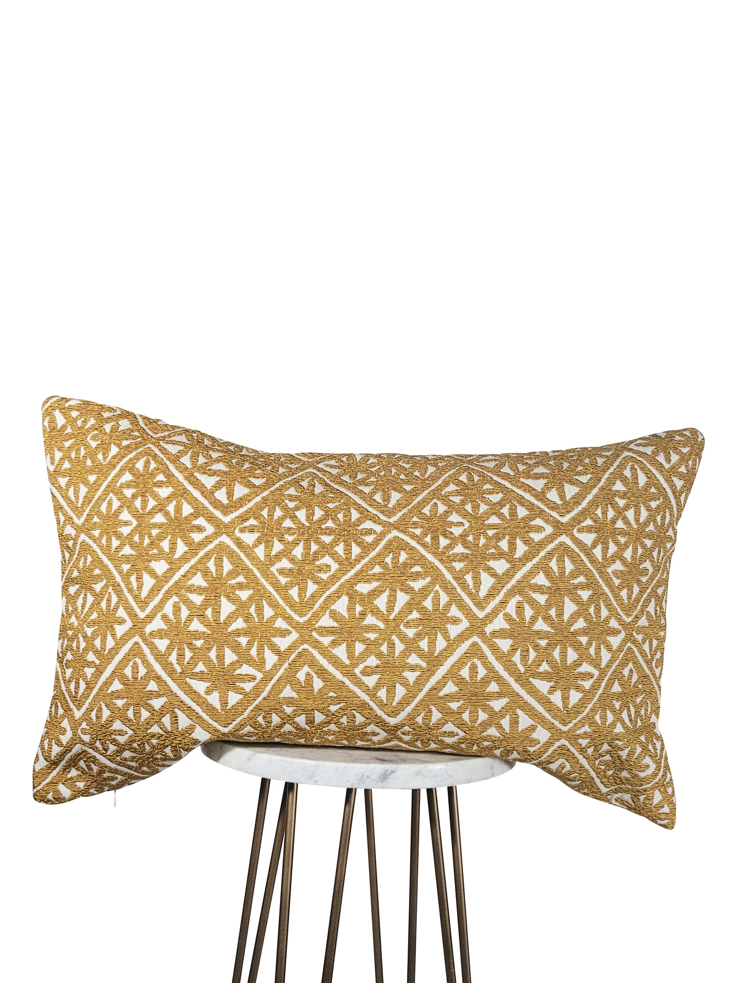 Mustard Asterisks Pillow