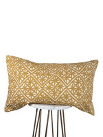 Mustard Asterisks Pillow