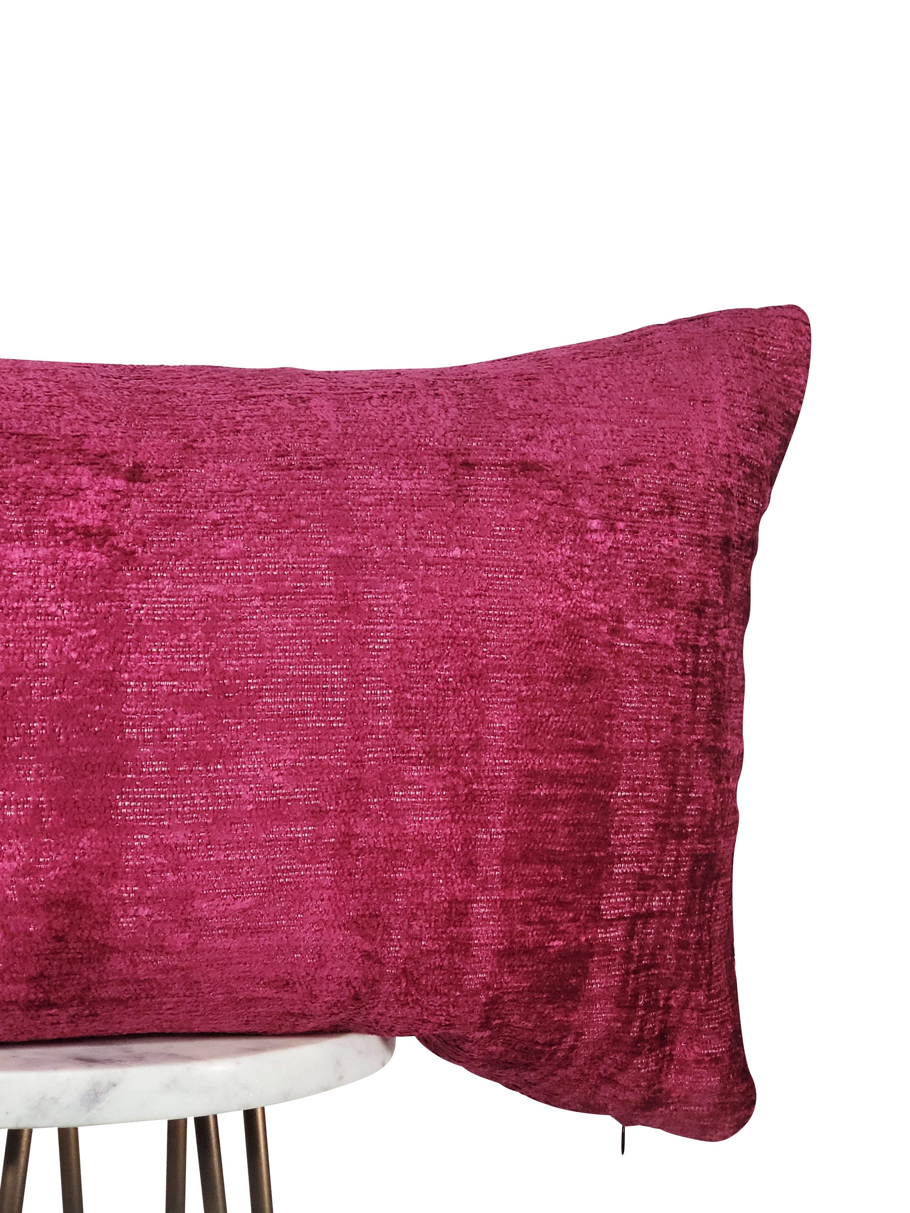 Fuchsia Speckled Pillow