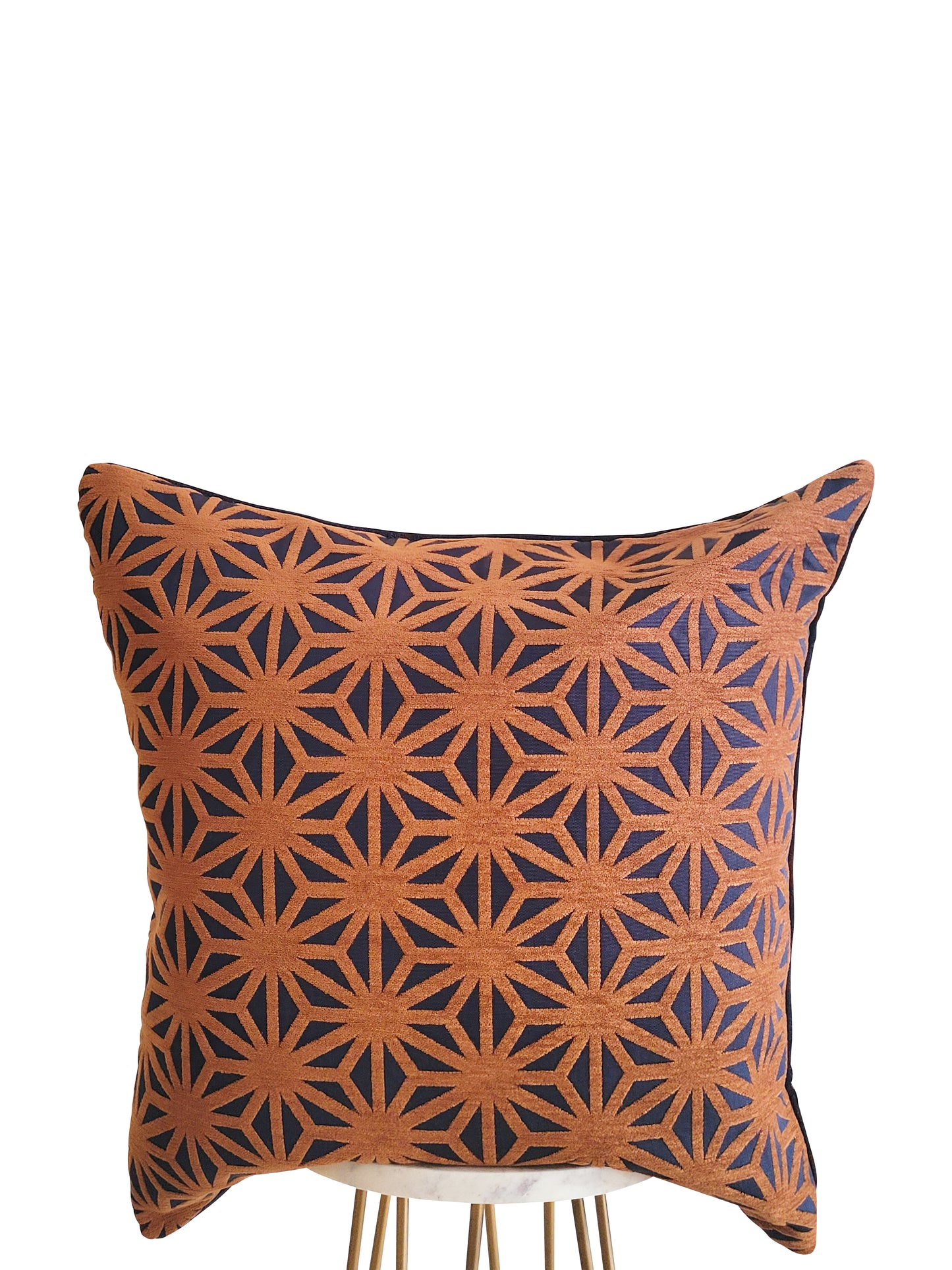 Blue Lattice Pillow