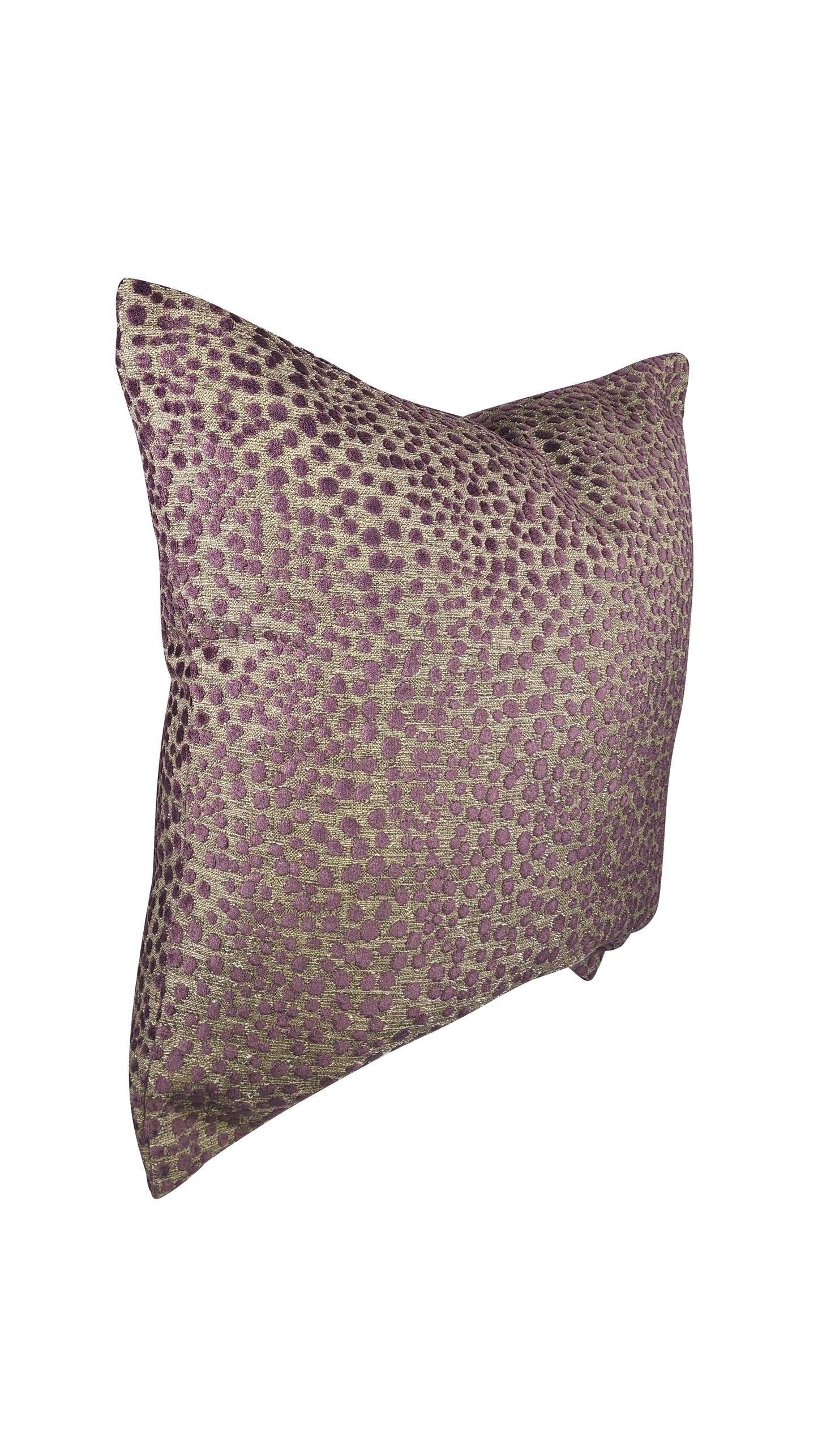 Small Purple Dots Pillow