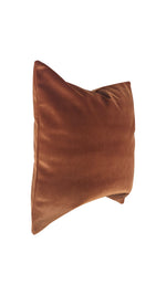 Cognac Velvet Pillow