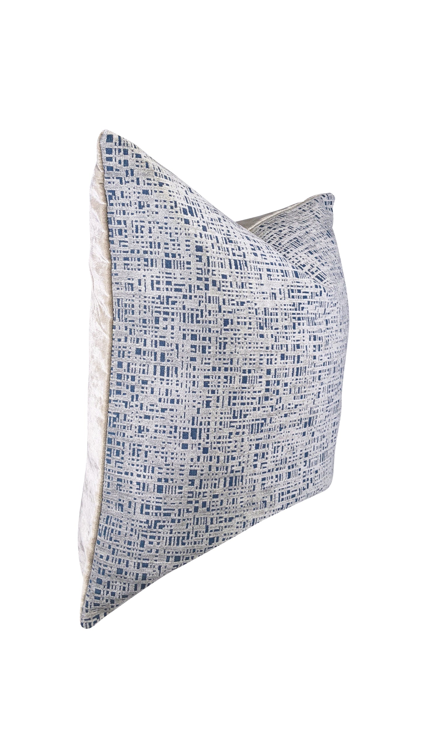 Aegean Blue & Gray Pillow