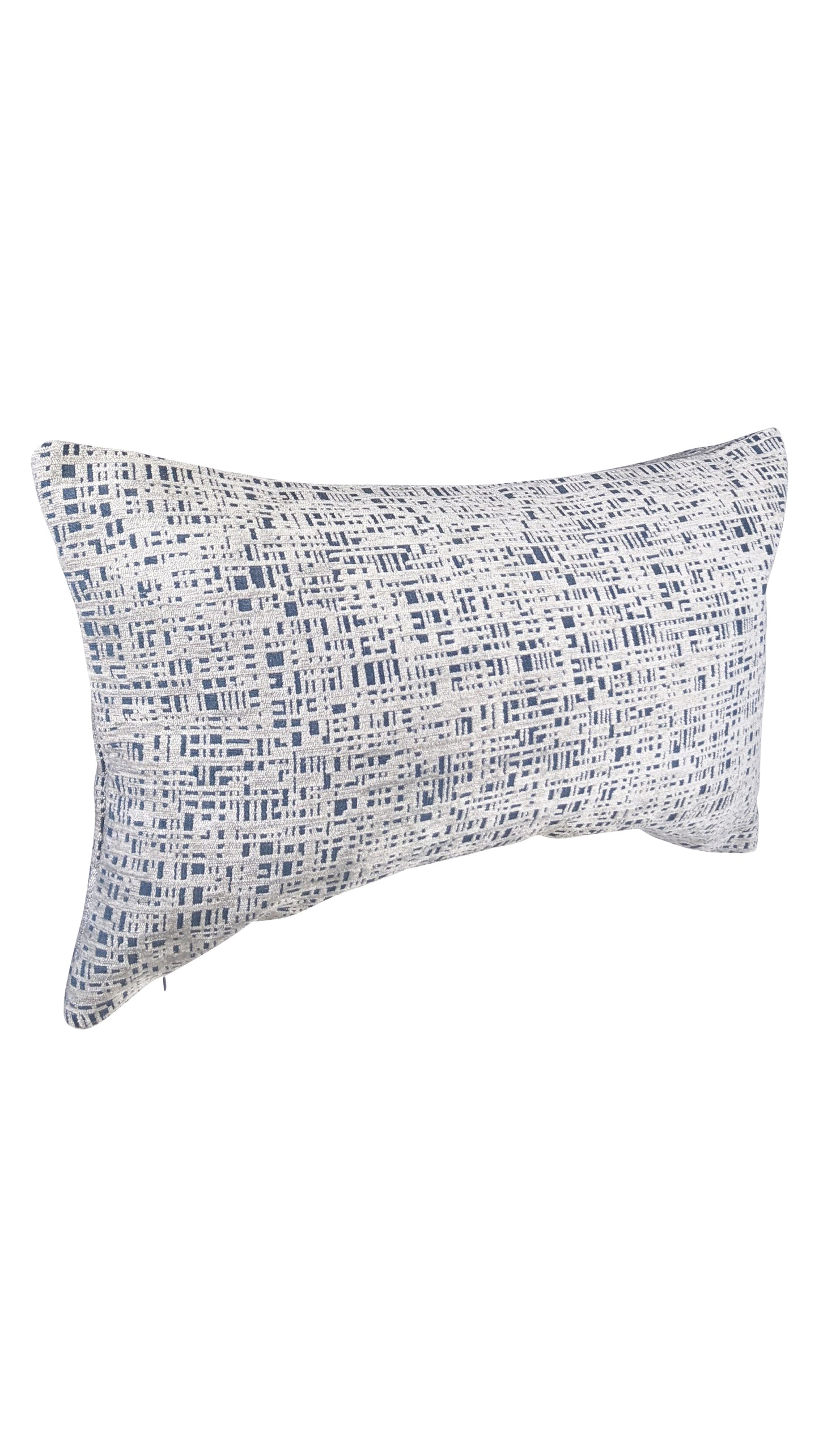 Aegean Blue & Gray Pillow