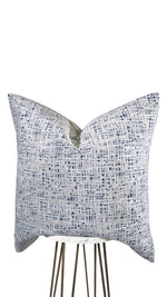 Aegean Blue & Gray Pillow