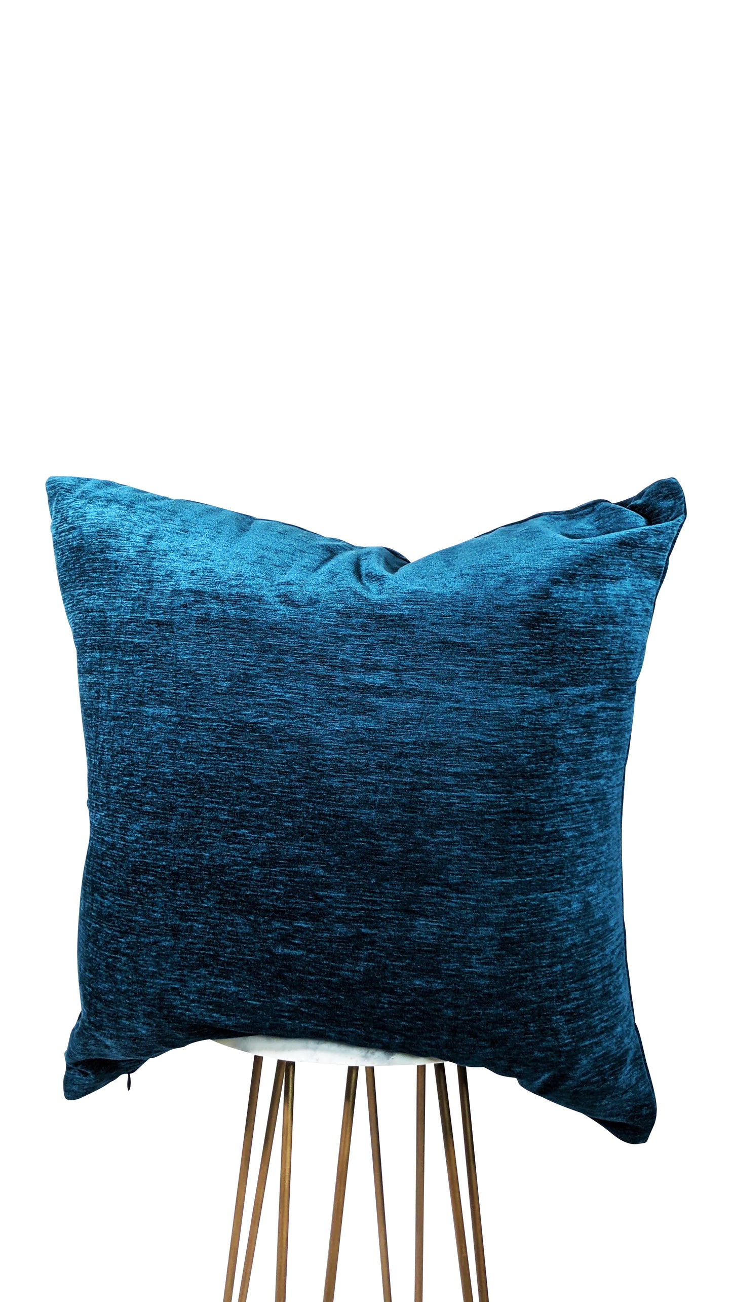 Teal Chenille Pillow