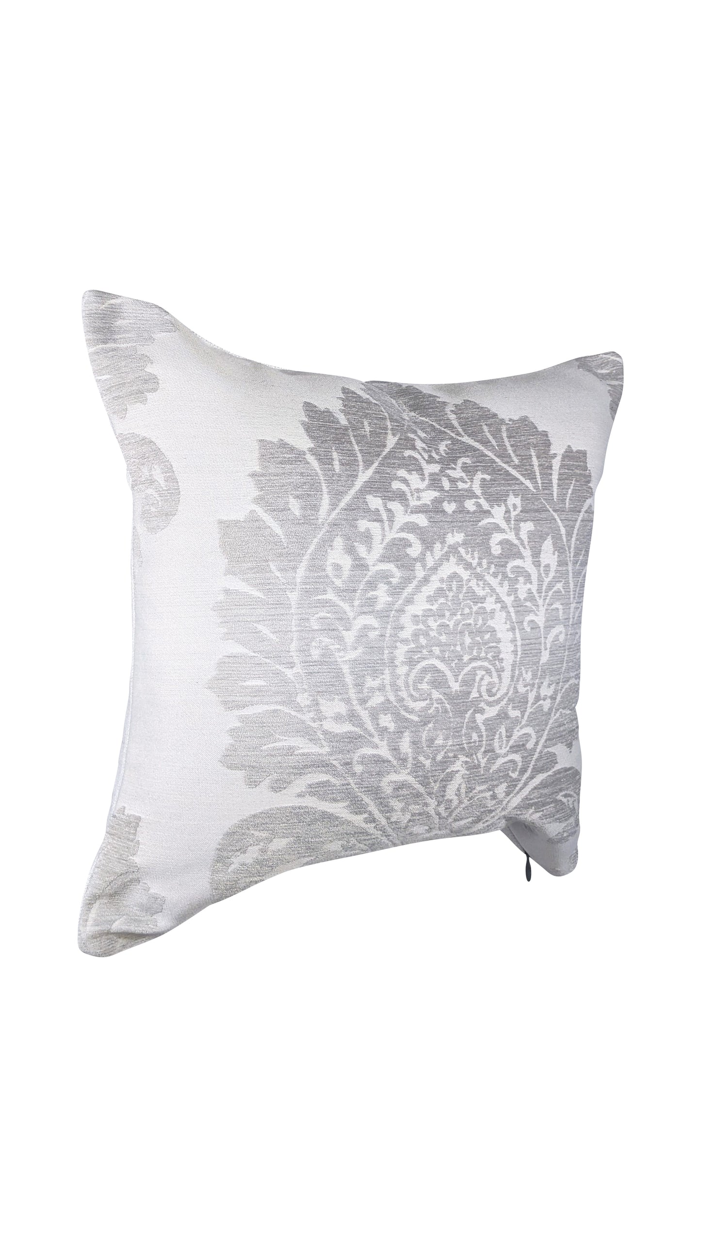 Gray Damask Pillow