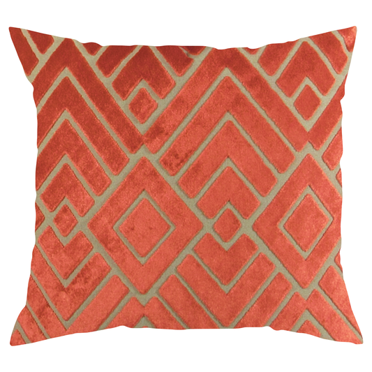 Coral Arrow Pillow