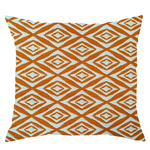 Tangerine Diamonds Pillow