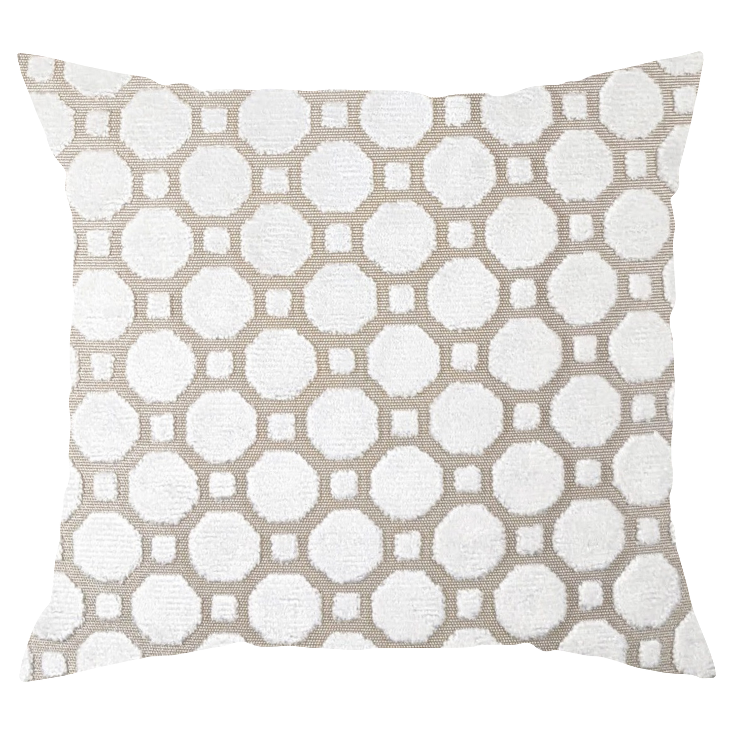 Bright White Dots Pillow