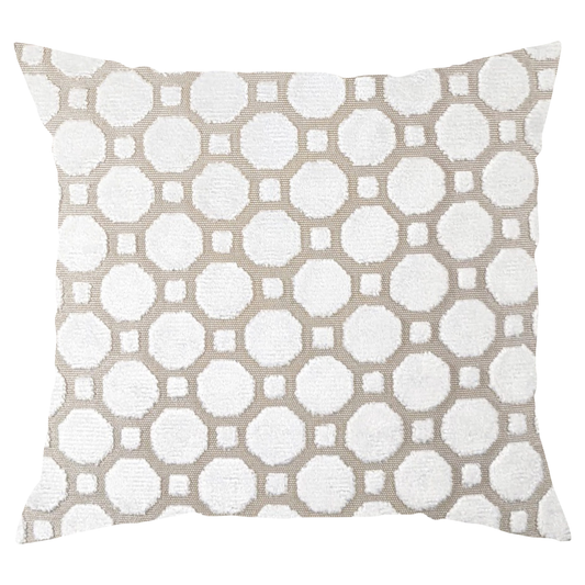 Bright White Dots Pillow