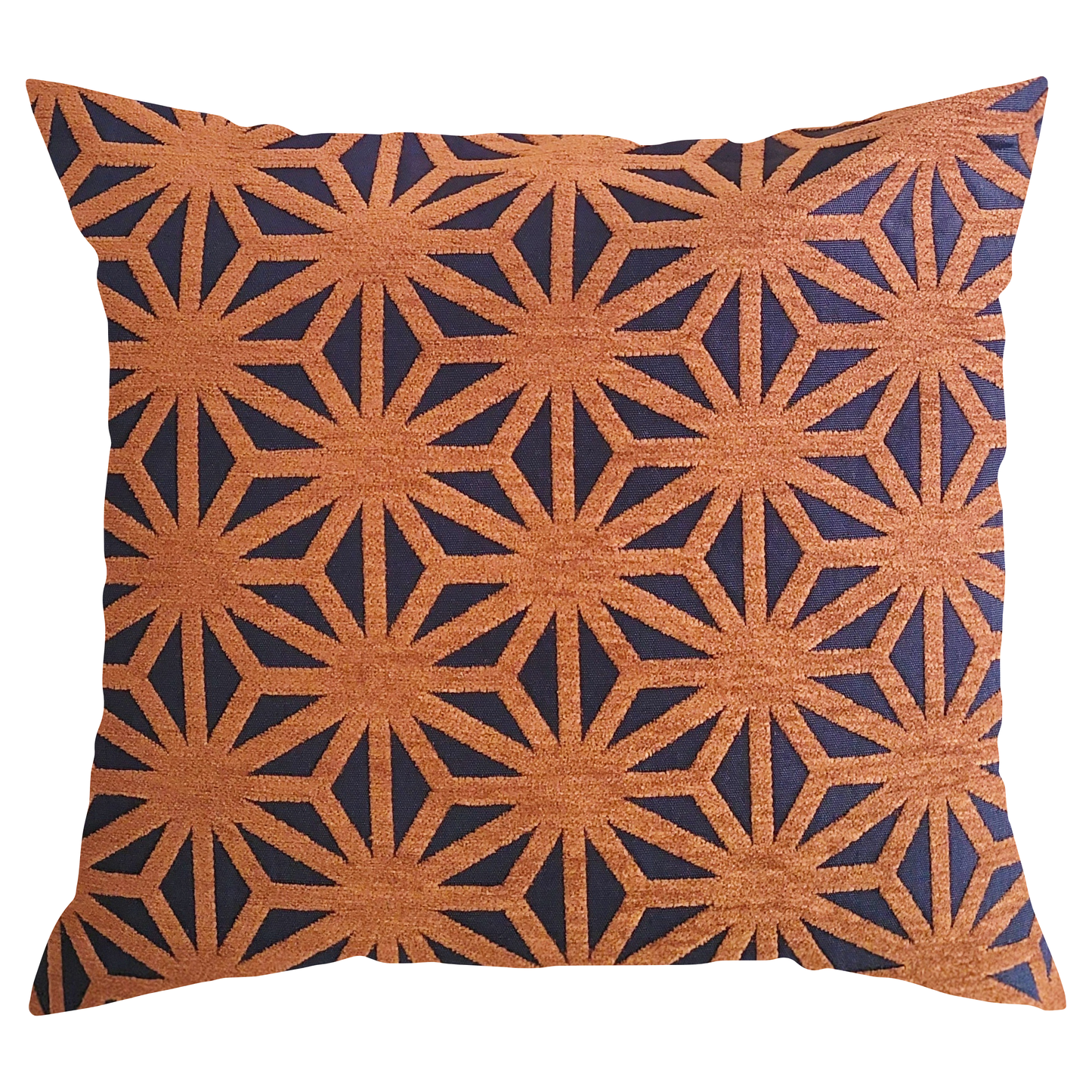 Blue Lattice Pillow