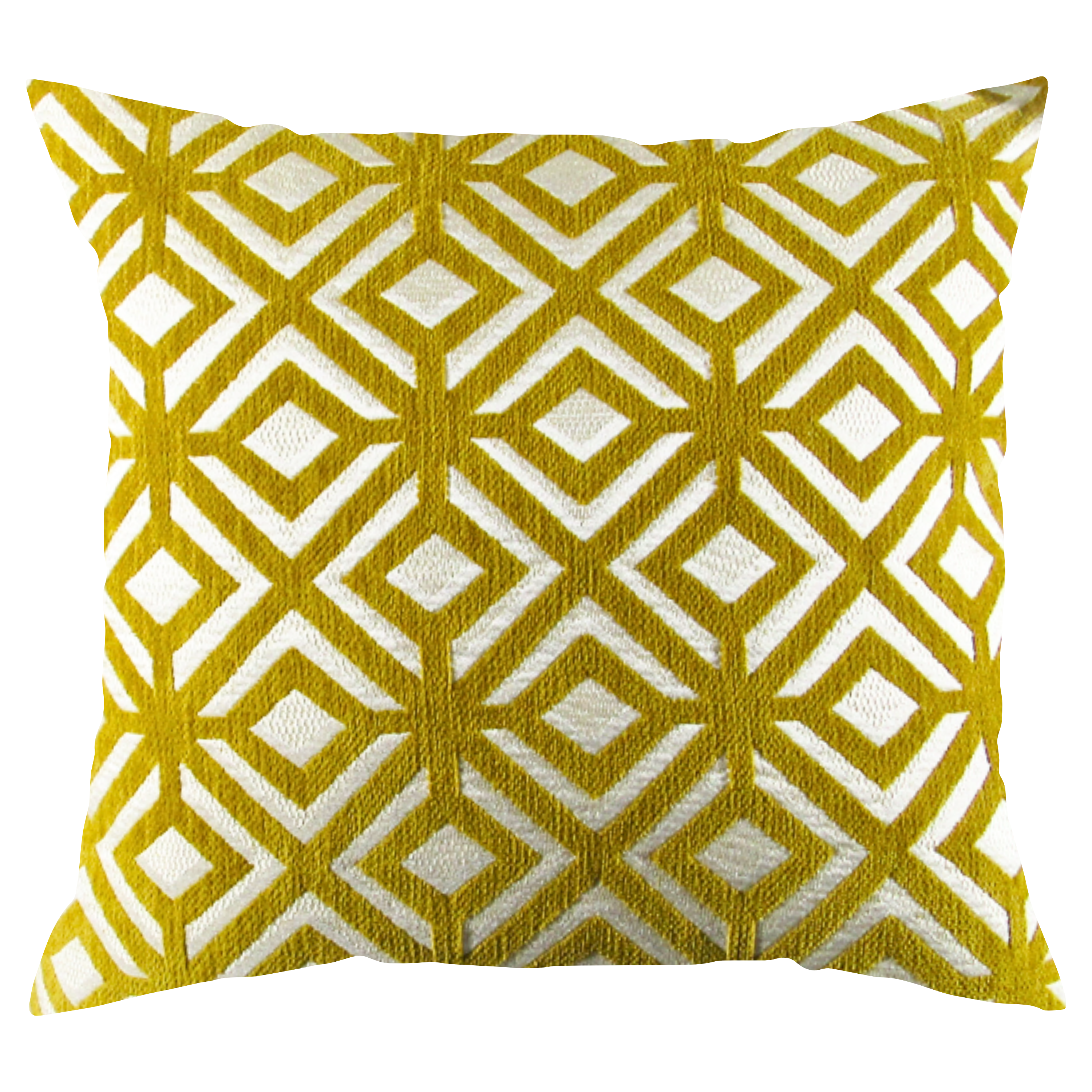 Amarillo Pillow | Geometric Pattern Decorative Throw Pillow Cover | Makena Decor