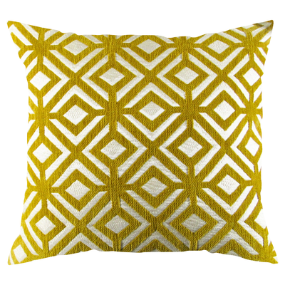 Amarillo Pillow | Geometric Pattern Decorative Throw Pillow Cover | Makena Decor