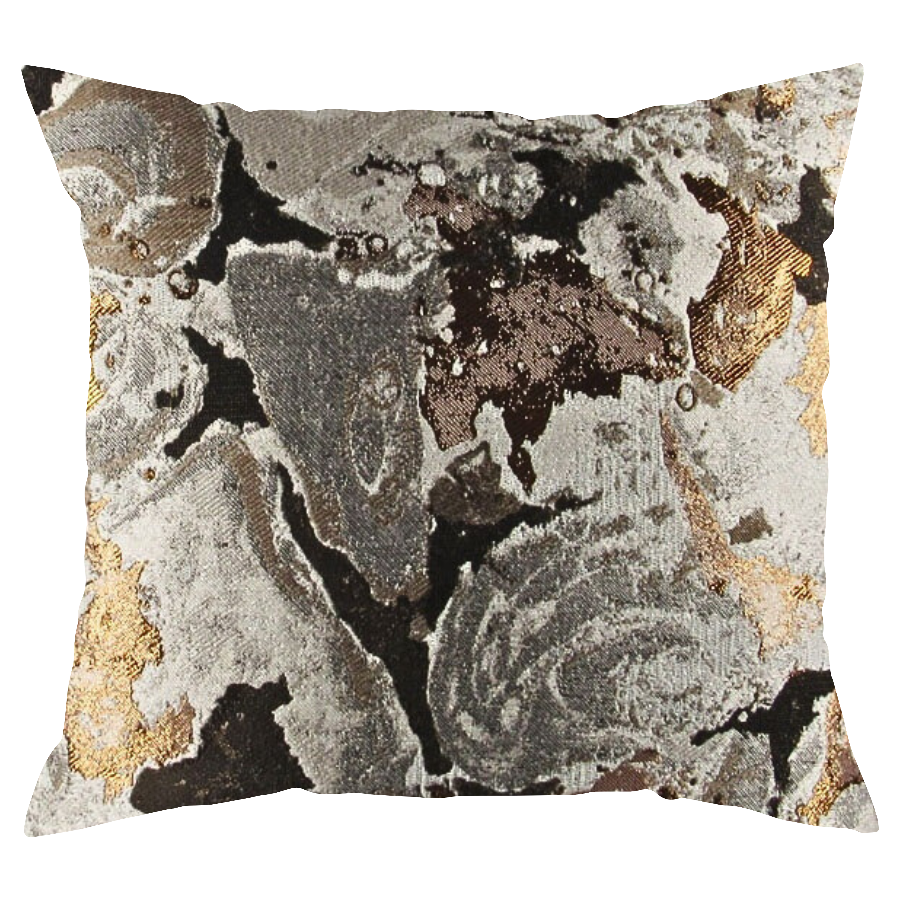 Calypso abstract patterned throw pillow, front view | Makena Decor