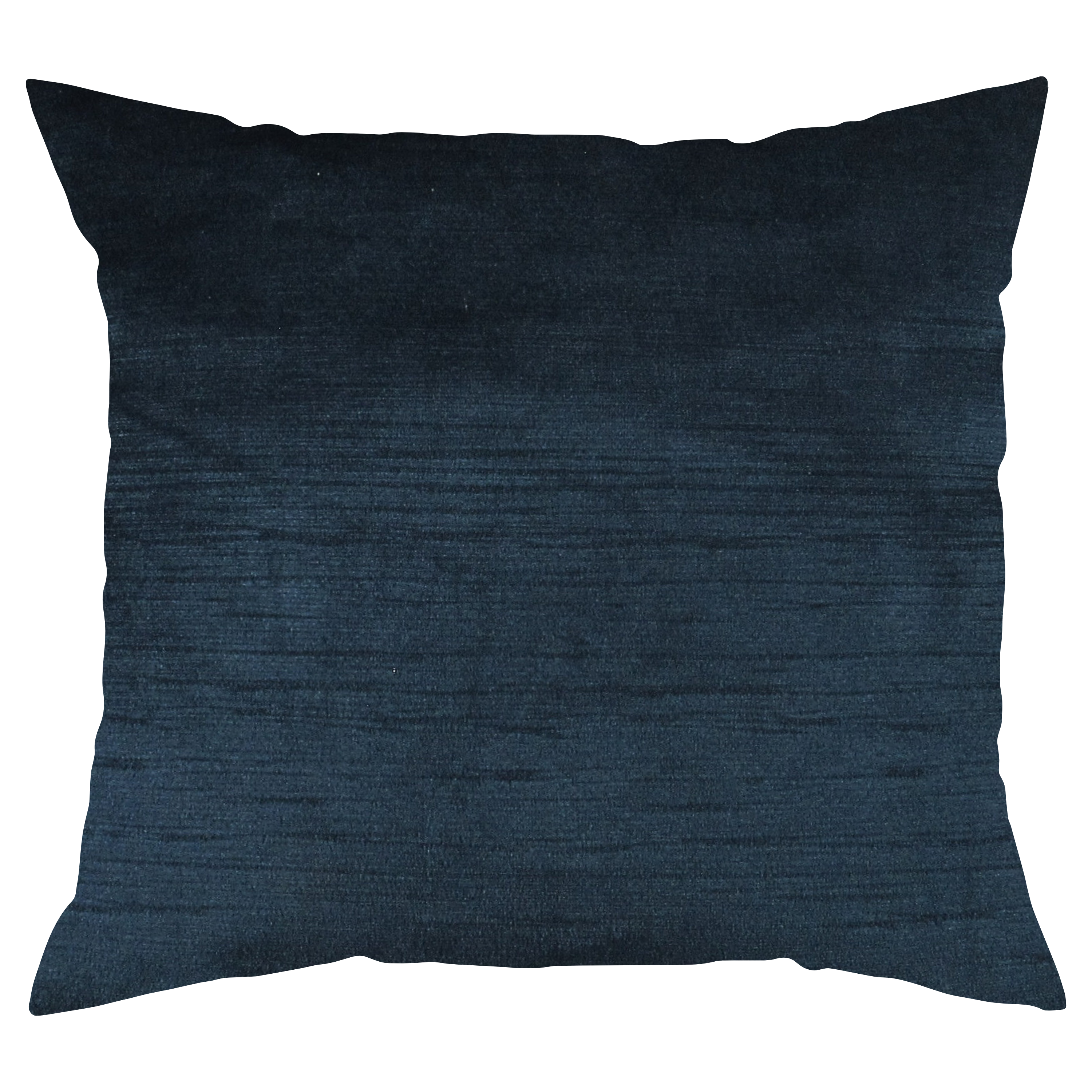Cobalt blue velvet square throw pillow, front view | Makena Decor