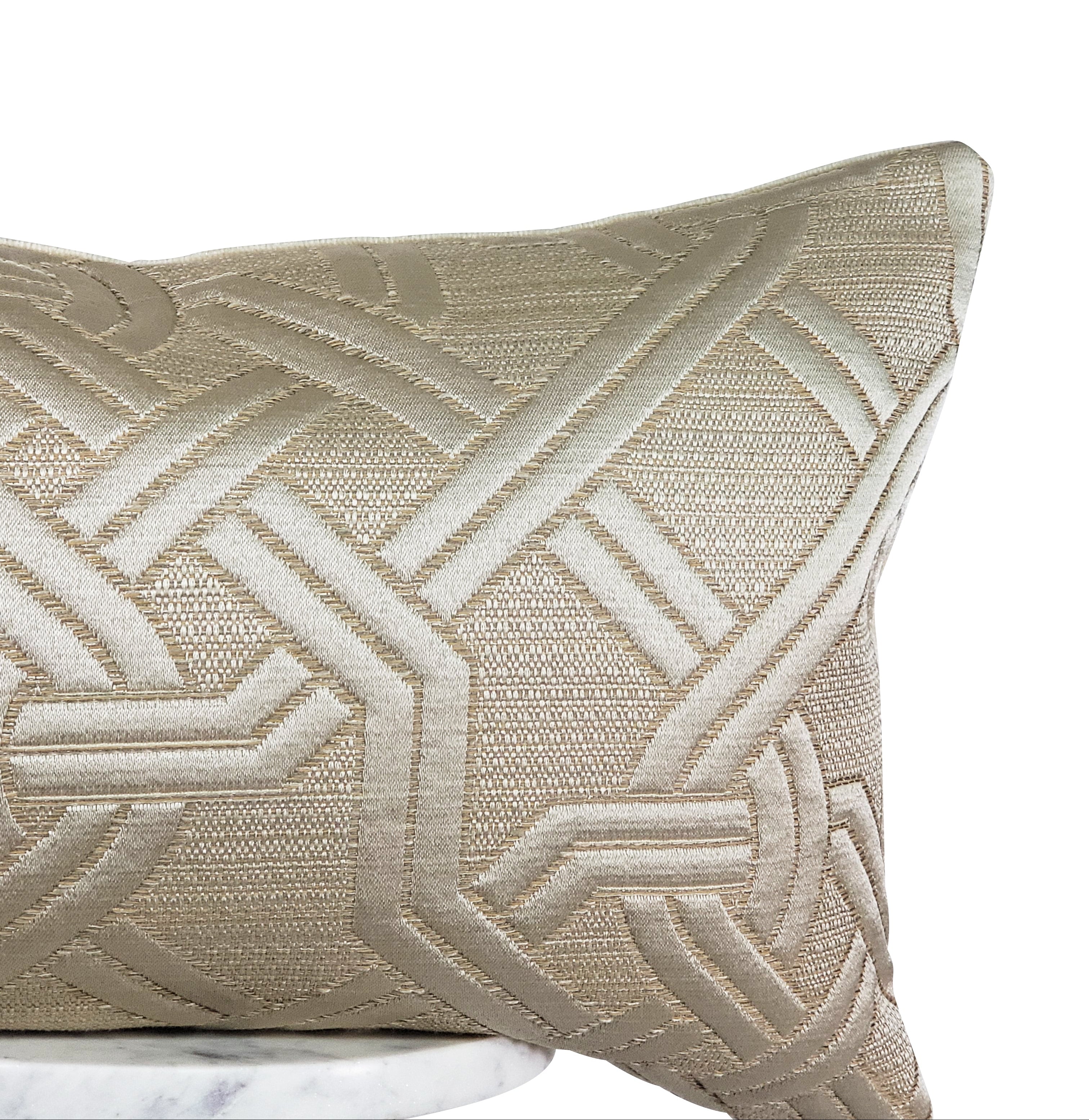 Cream Rope Pillow