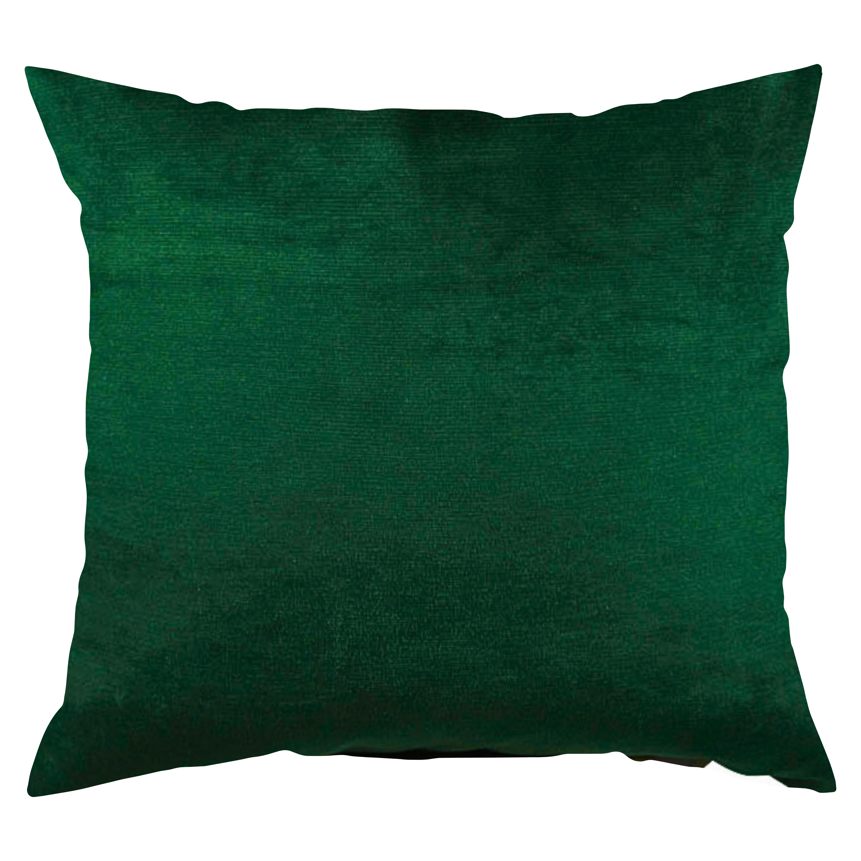 Emerald green velvet designer throw pillow | Makena Decor