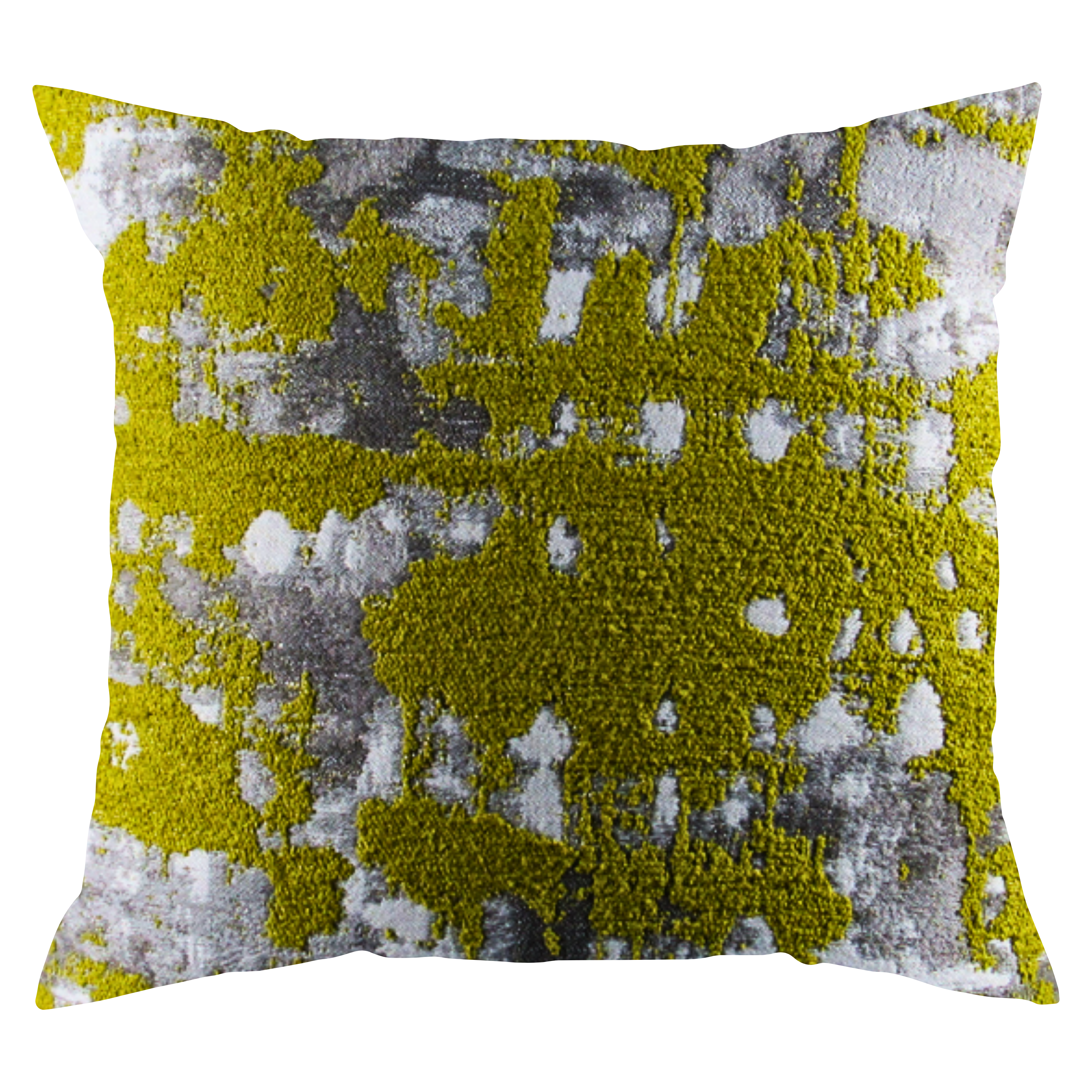 Iris decorative throw pillow, front view | Makena Decor