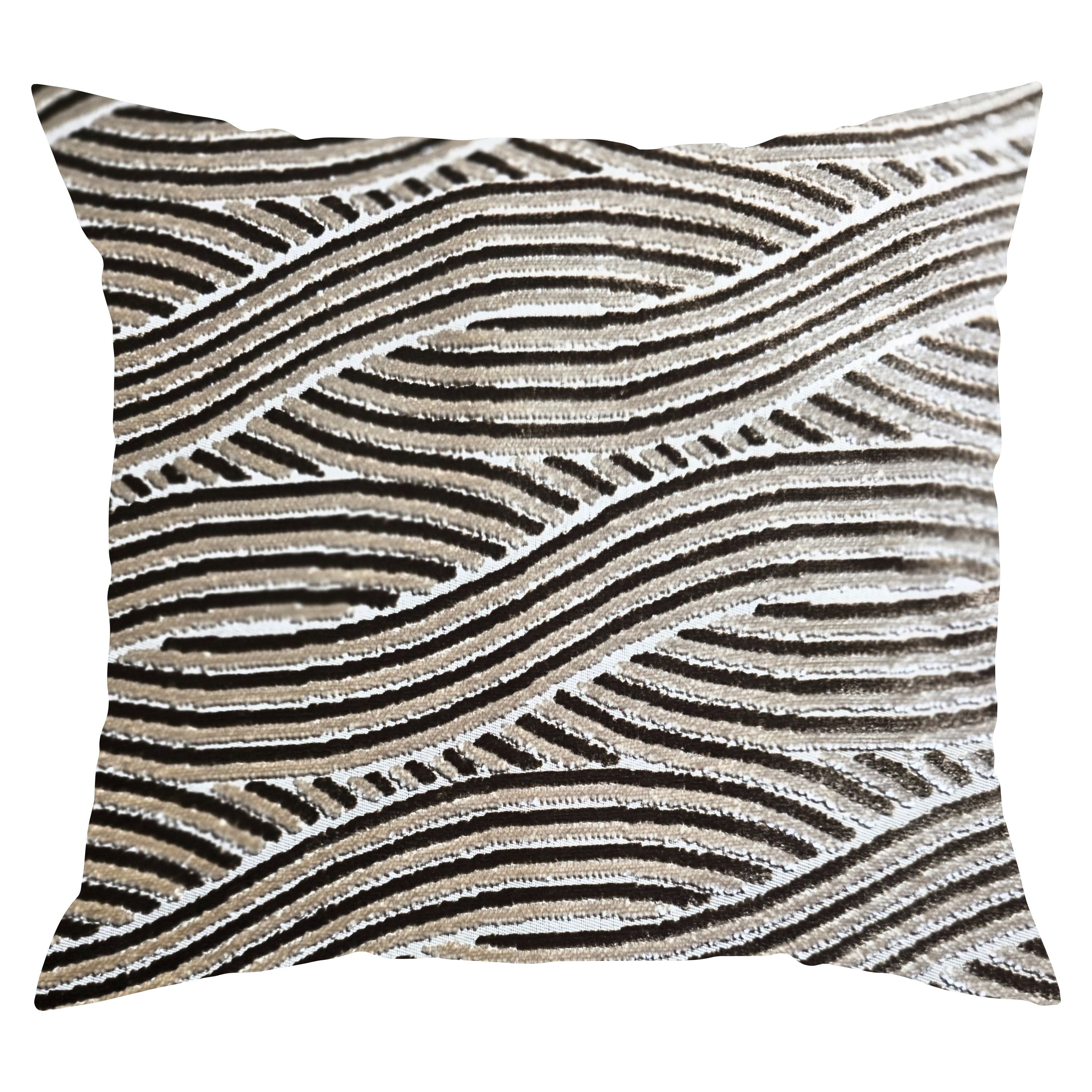 Cocoa Drift Throw Pillow