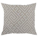 Ivory Greek Key Pillow