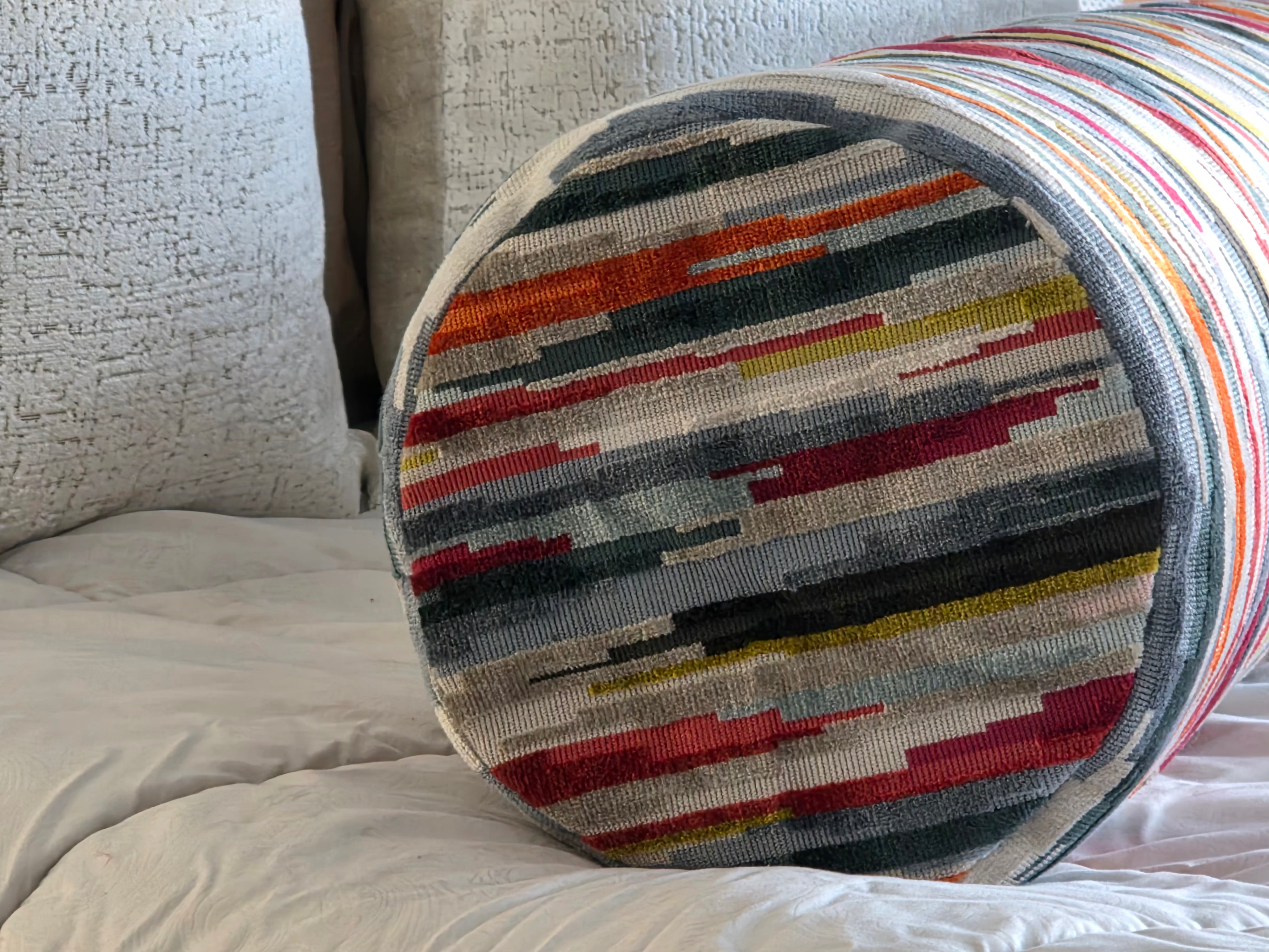 Linear Flow Bolster Pillow