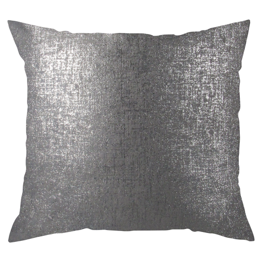 Metallic Gray Pillow