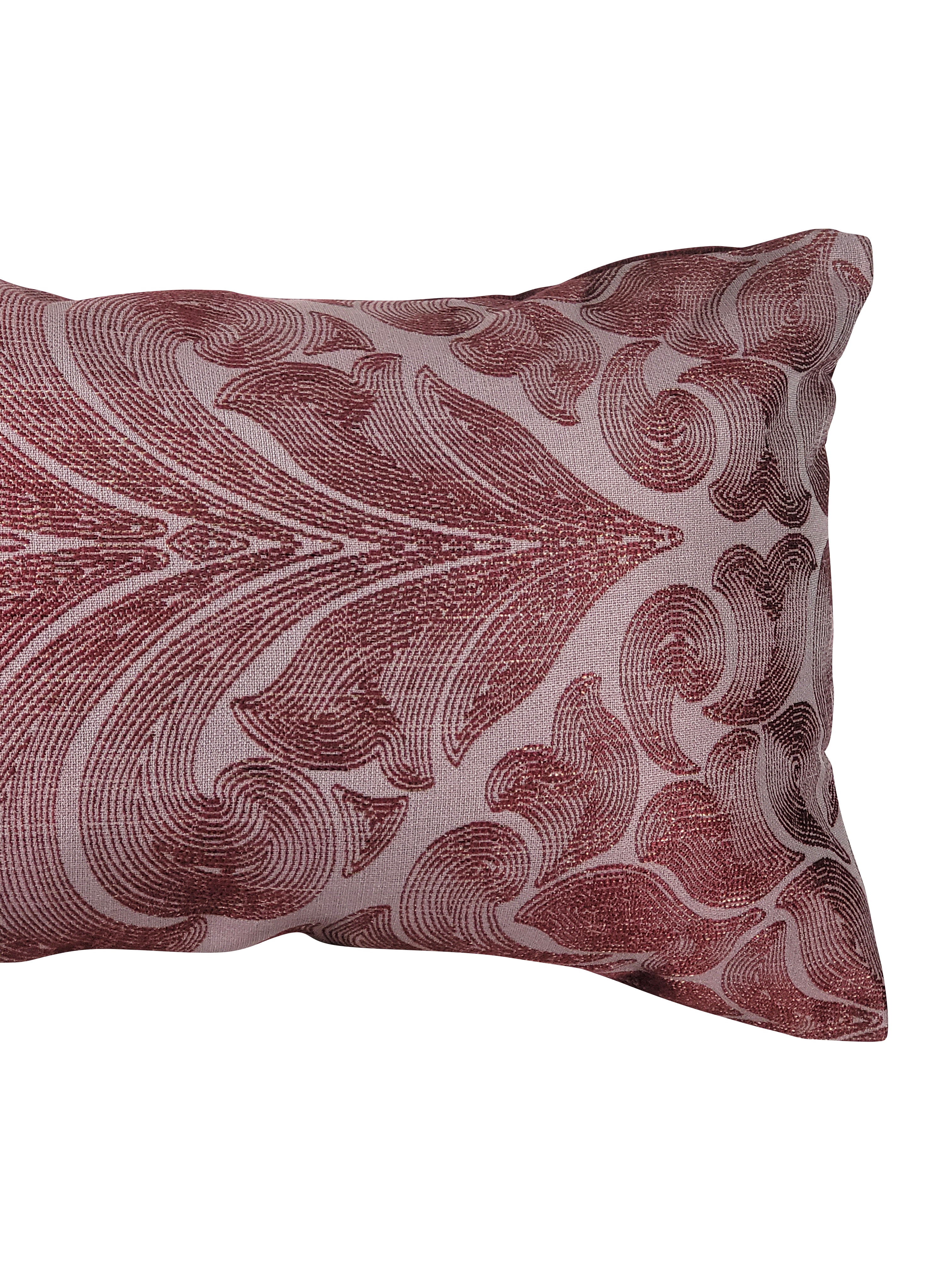 Purple Damask Pillow