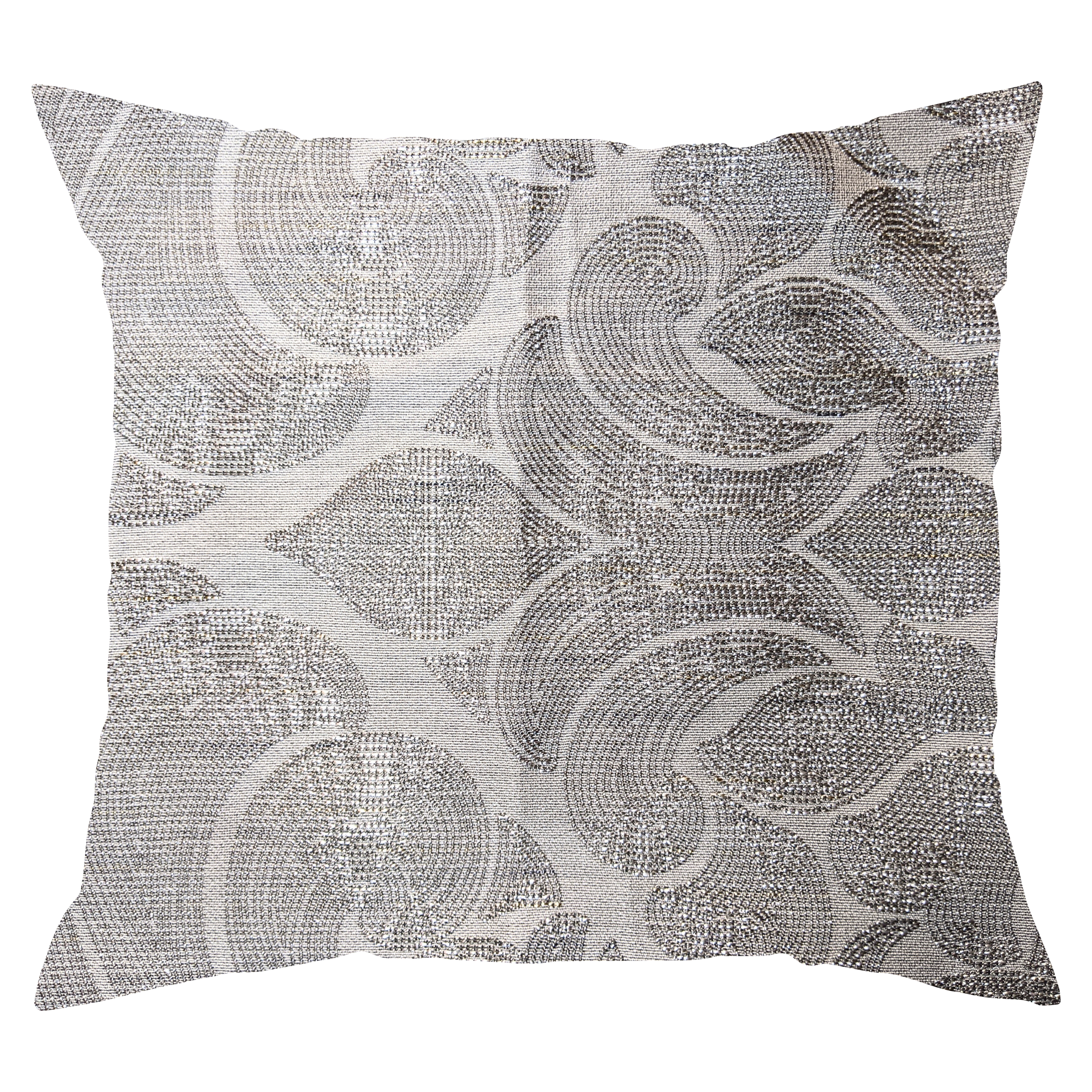 Silver Tendrils Pillow