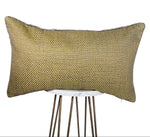 Mustard and Taupe Pillow