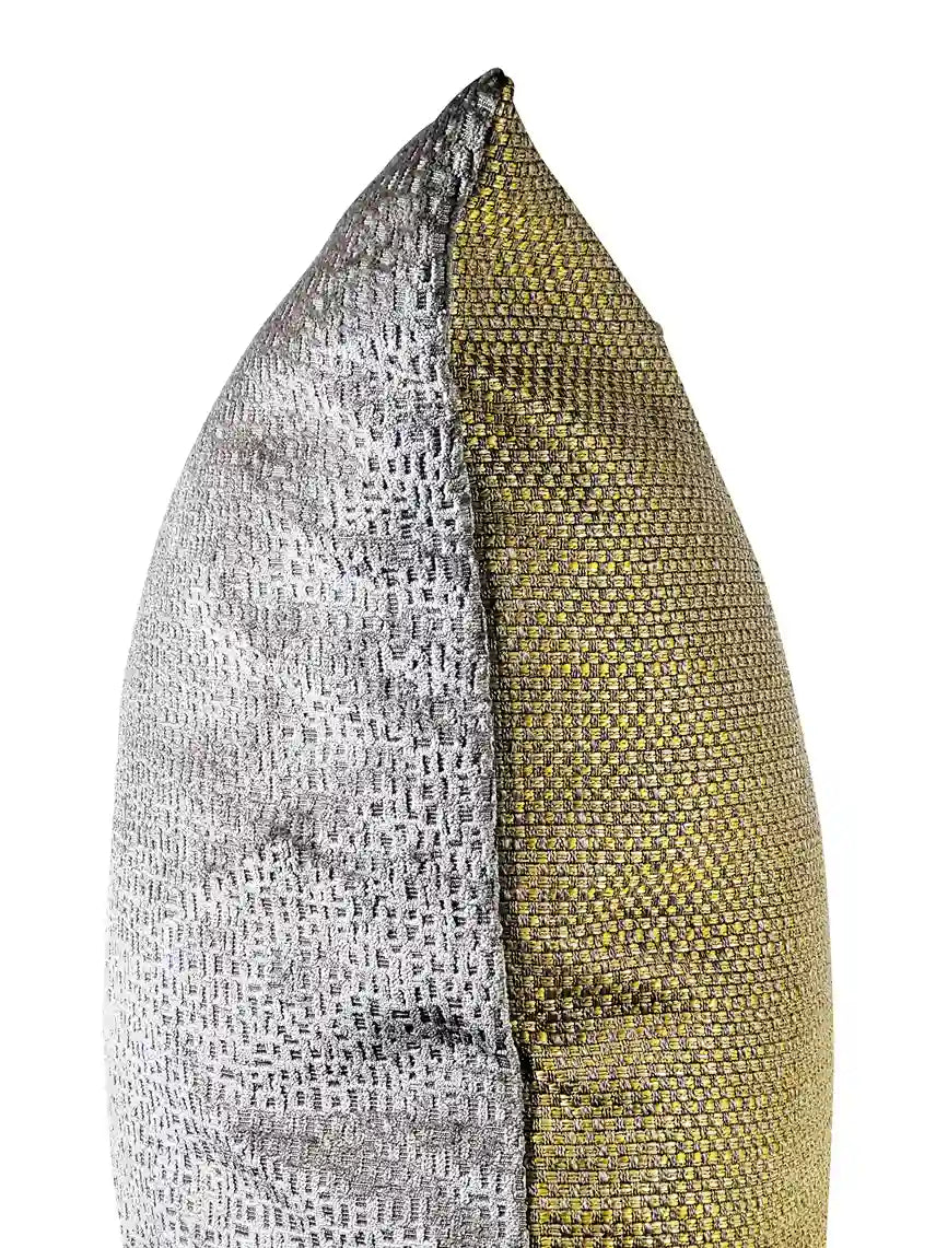 Mustard and Taupe Pillow