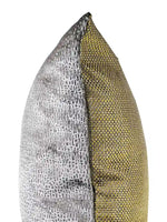 Mustard and Taupe Pillow