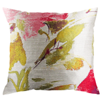 floral throw pillow front view