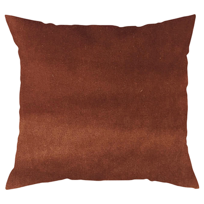 Cognac Velvet Designer Throw Pillow | Luxury Accent Pillow