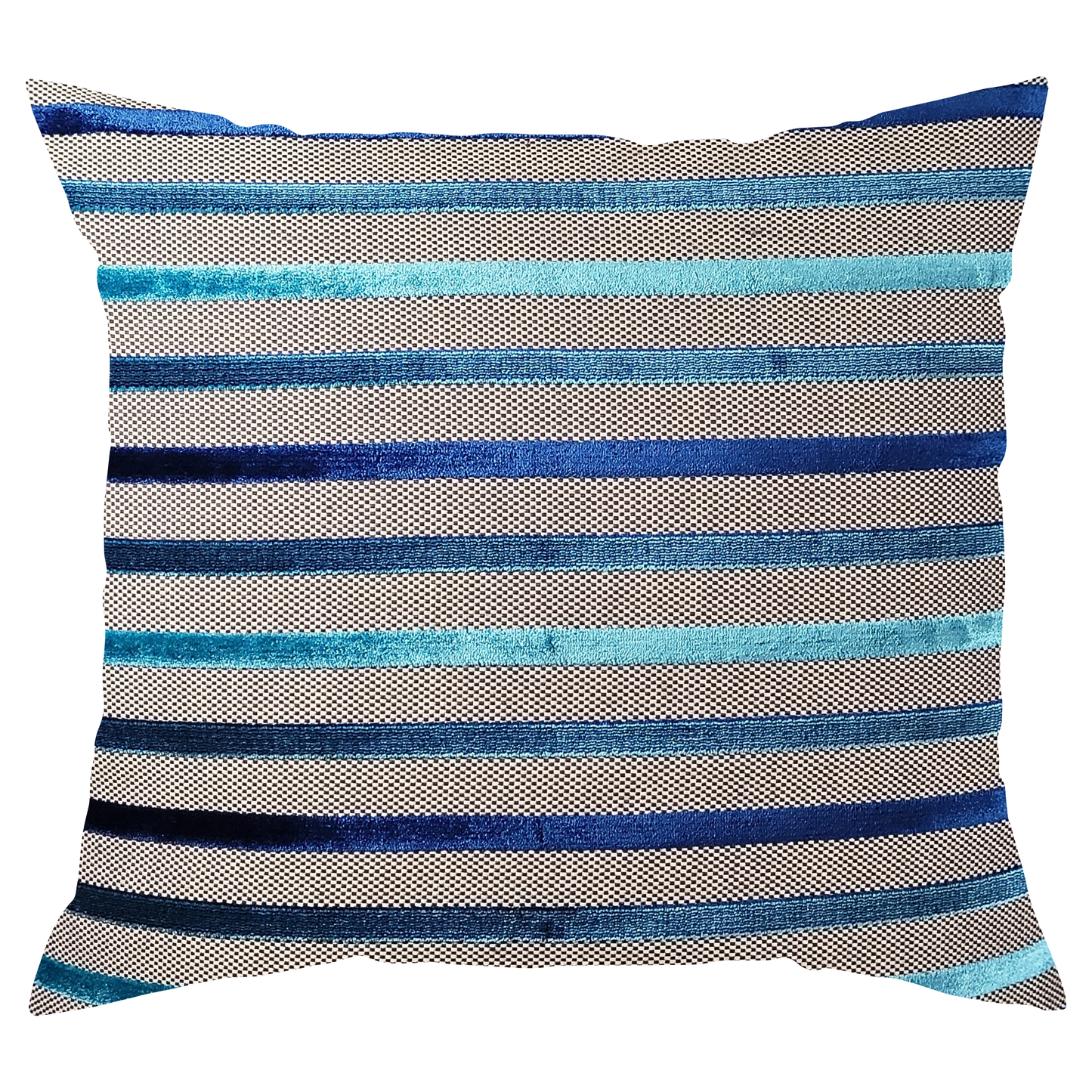 Triple Blue Pillow