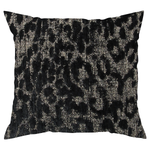 Animal Print-Black Pillow