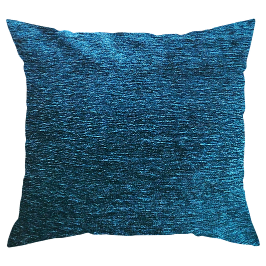 Teal Chenille Pillow