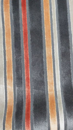 Orange & Gray Stripes Pillow