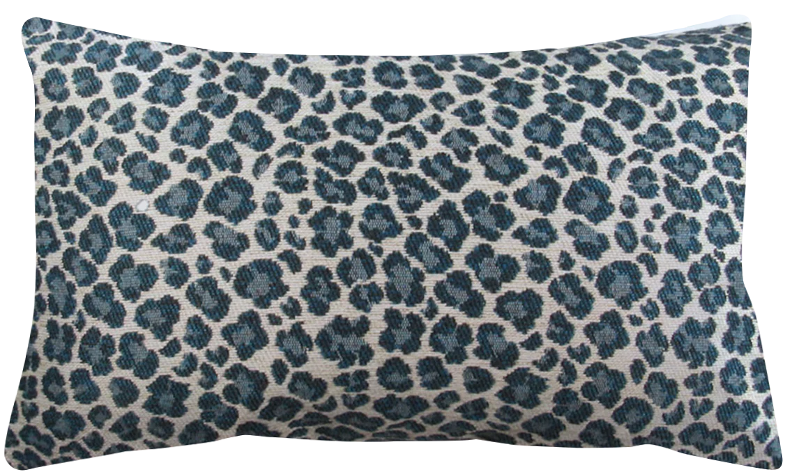 Animal Print-Blue Pillow